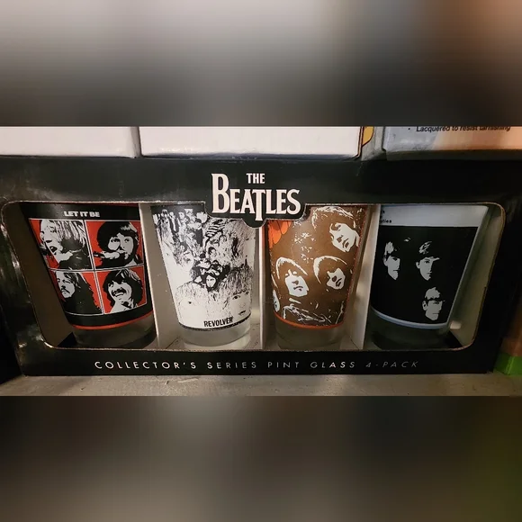 The Beatles Pint Glass Set - Picture 1 of 3